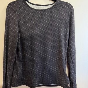 Hang Ten Women's Black Long Sleeve Top